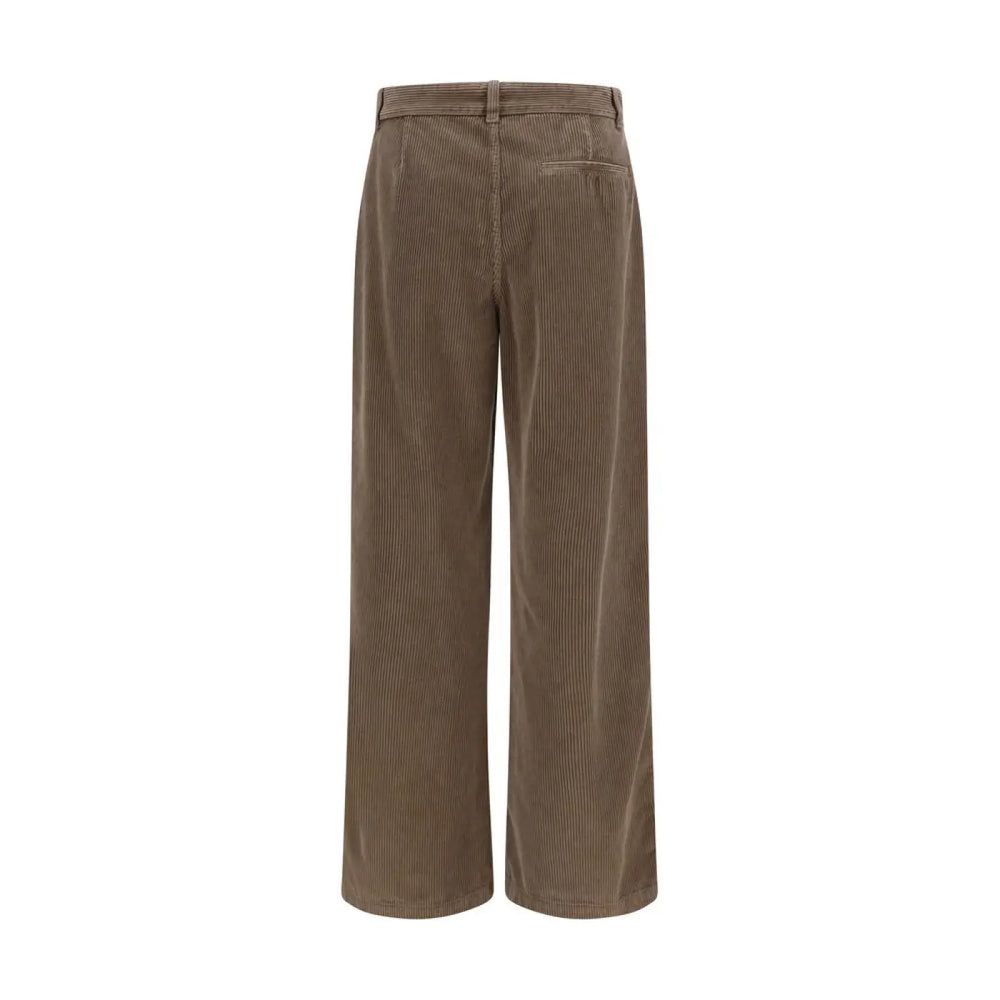 The Row Brown Cotton Casual Pants