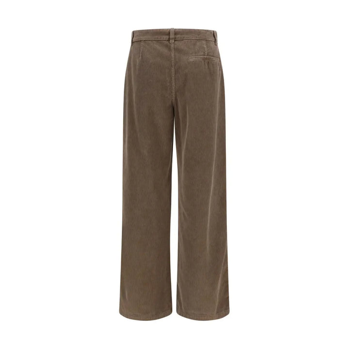 The Row Brown Cotton Casual Pants