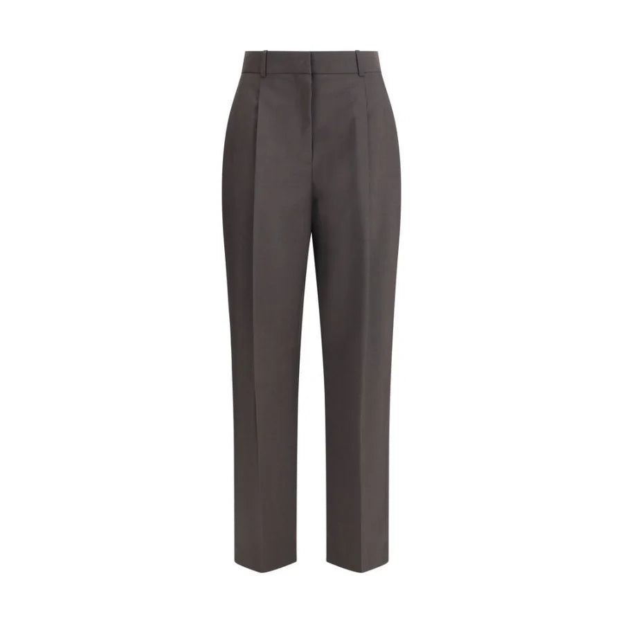 The Row Brown Wool Dress Pants