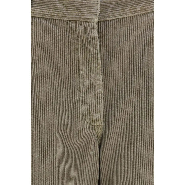 The Row Gray Cotton Casual Pants