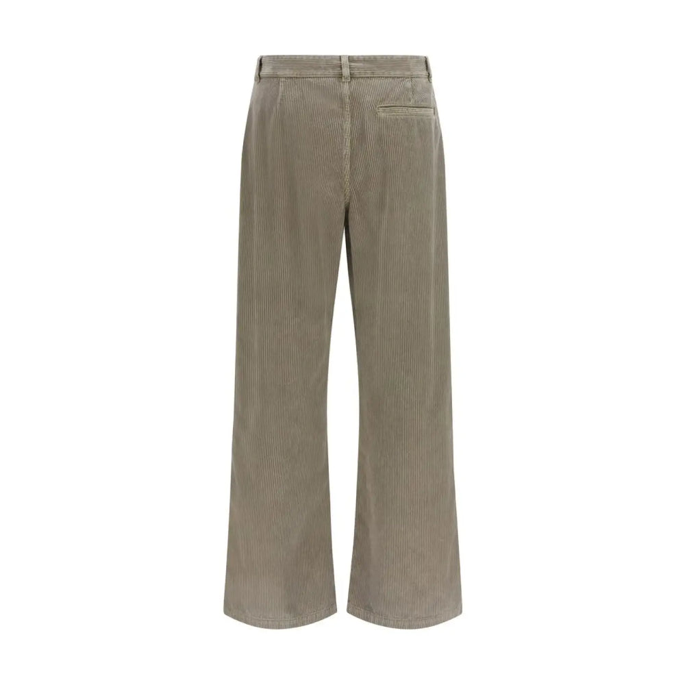 The Row Gray Cotton Casual Pants