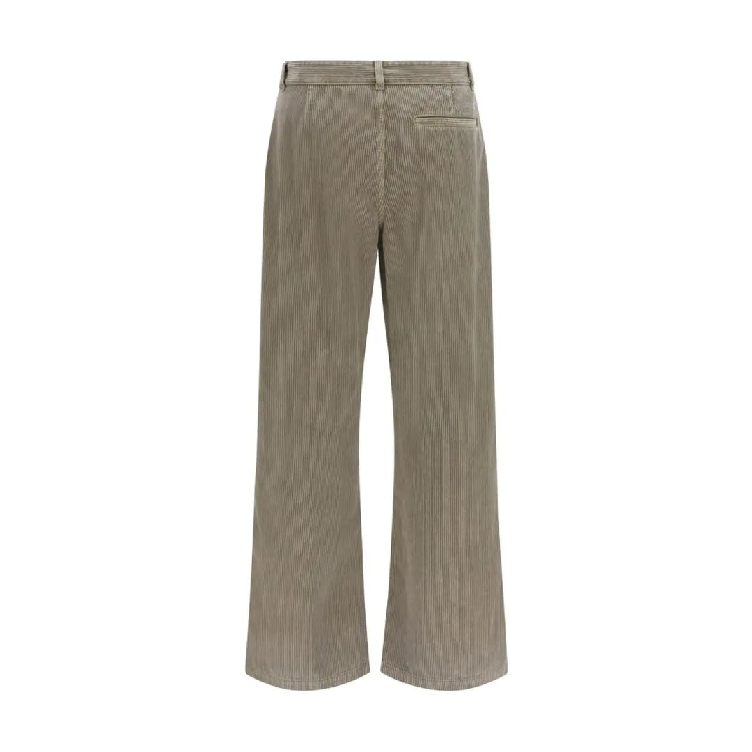 The Row Gray Cotton Casual Pants