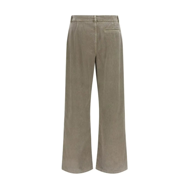 The Row Gray Cotton Casual Pants