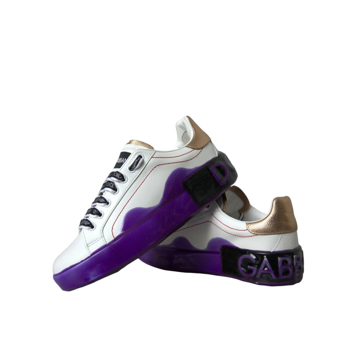 Runway Ready Dolce Gabbana Leather Sneakers for Effortless Style &