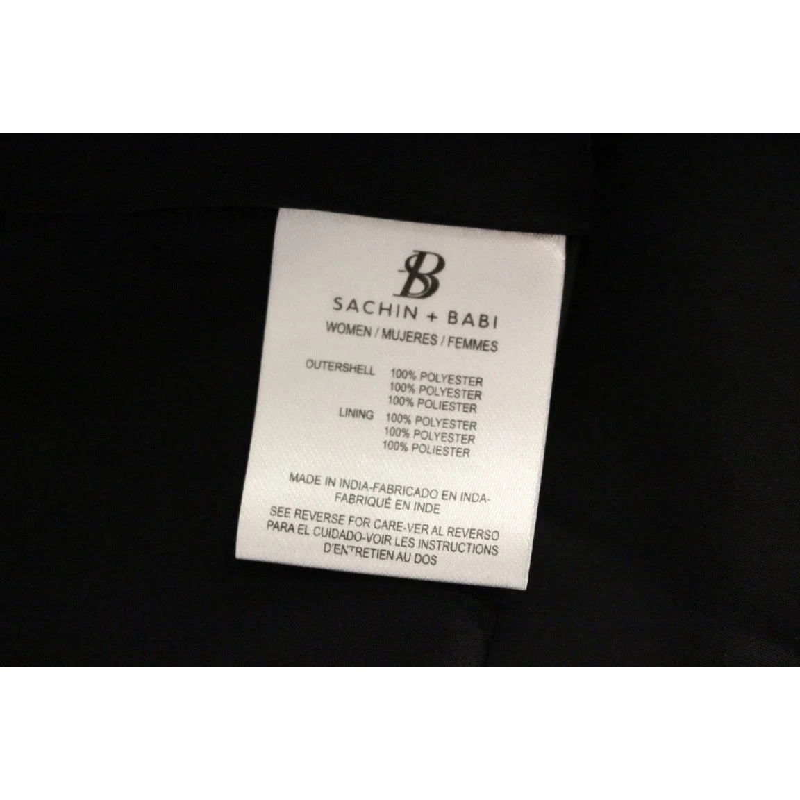 Sachin & Babi Black Silk Floral Dress with Exquisite Pattern