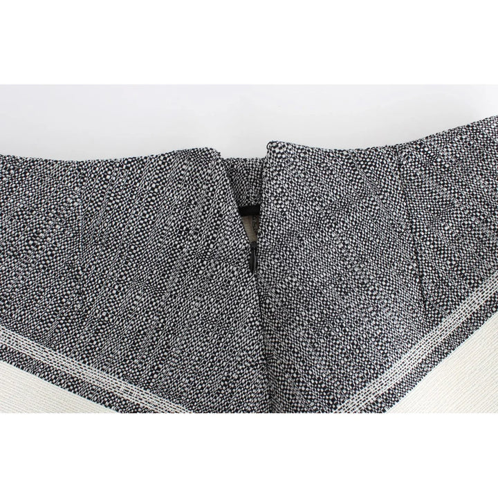 Sachin & Babi Gray Black Liza Leather Straight Pencil