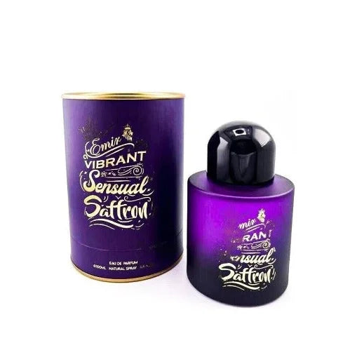 Forbidden Unisex Perfume with Saffron Leather Cologne and Black Violet Fragrance Paris Corner