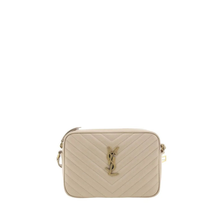 Saint Laurent Beige Calf Leather Bos Taurus Shoulder Bag