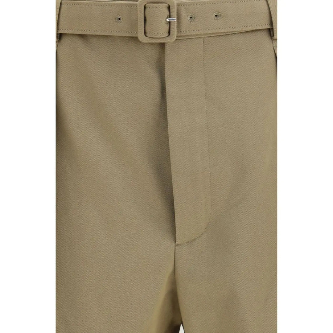 Saint Laurent Beige Cotton Bermuda Shorts