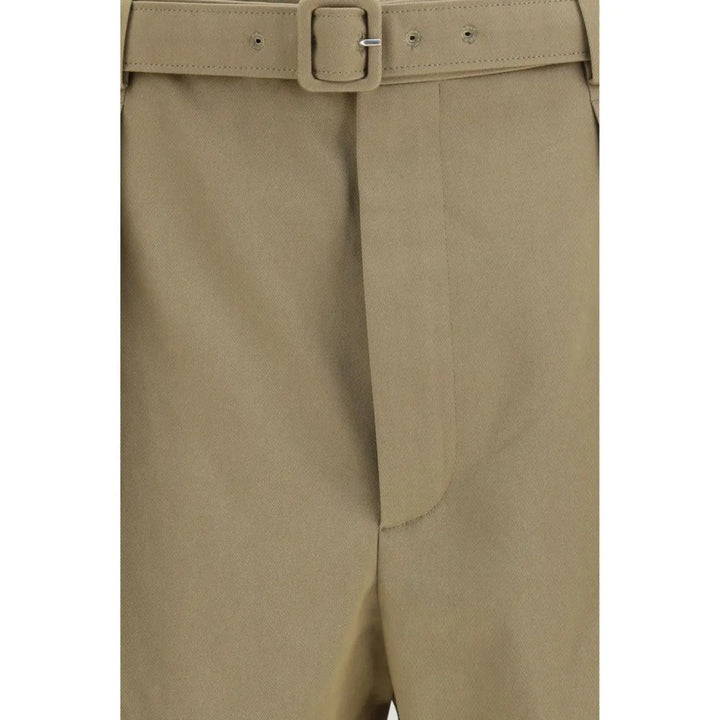 Saint Laurent Beige Cotton Bermuda Shorts