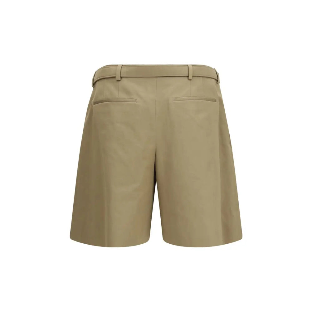 Saint Laurent Beige Cotton Bermuda Shorts