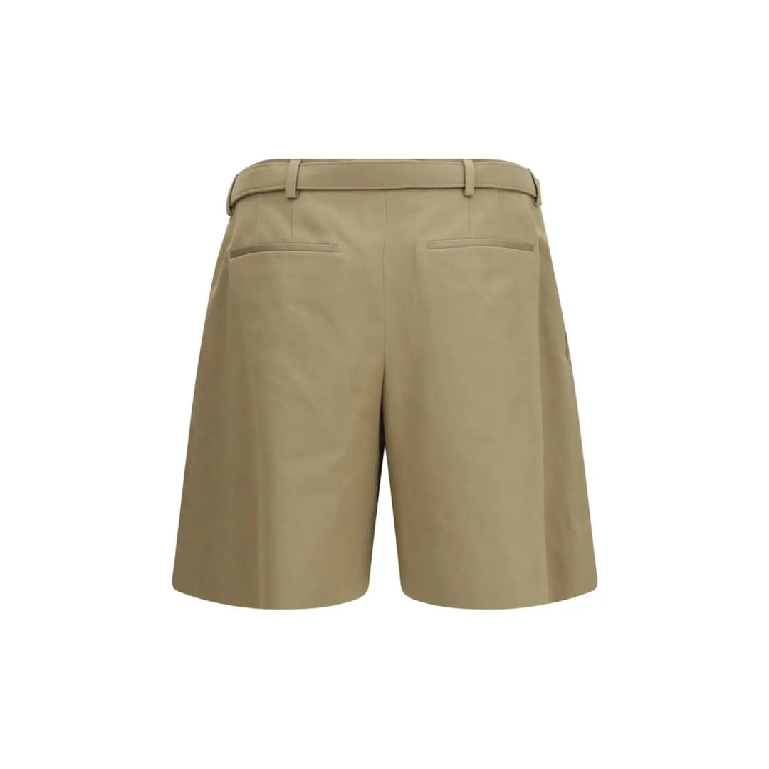 Saint Laurent Beige Cotton Bermuda Shorts