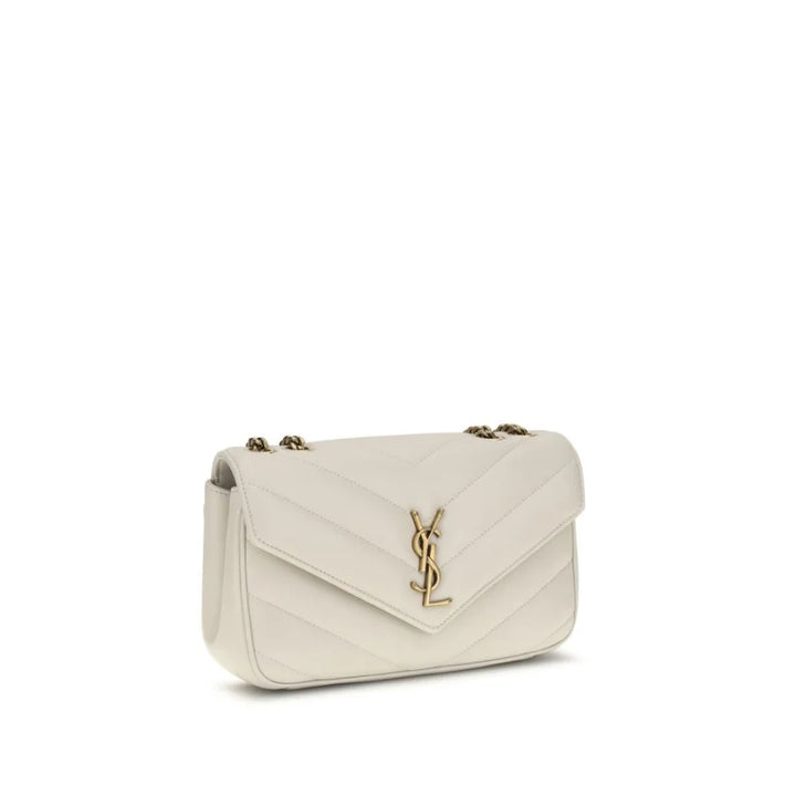 Saint Laurent Beige Lamb Ovis Aries Shoulder Bag