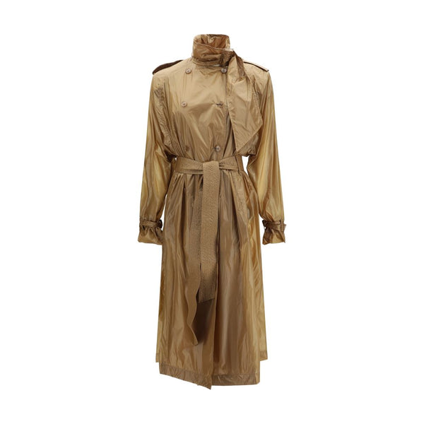 Saint Laurent Trench Coats - Beige Polyamide Coat