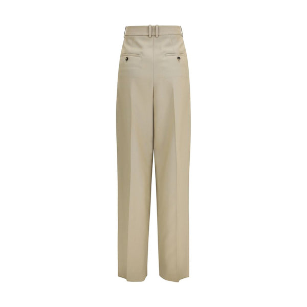 Saint Laurent Beige Wool Oves Aries Dress Pants