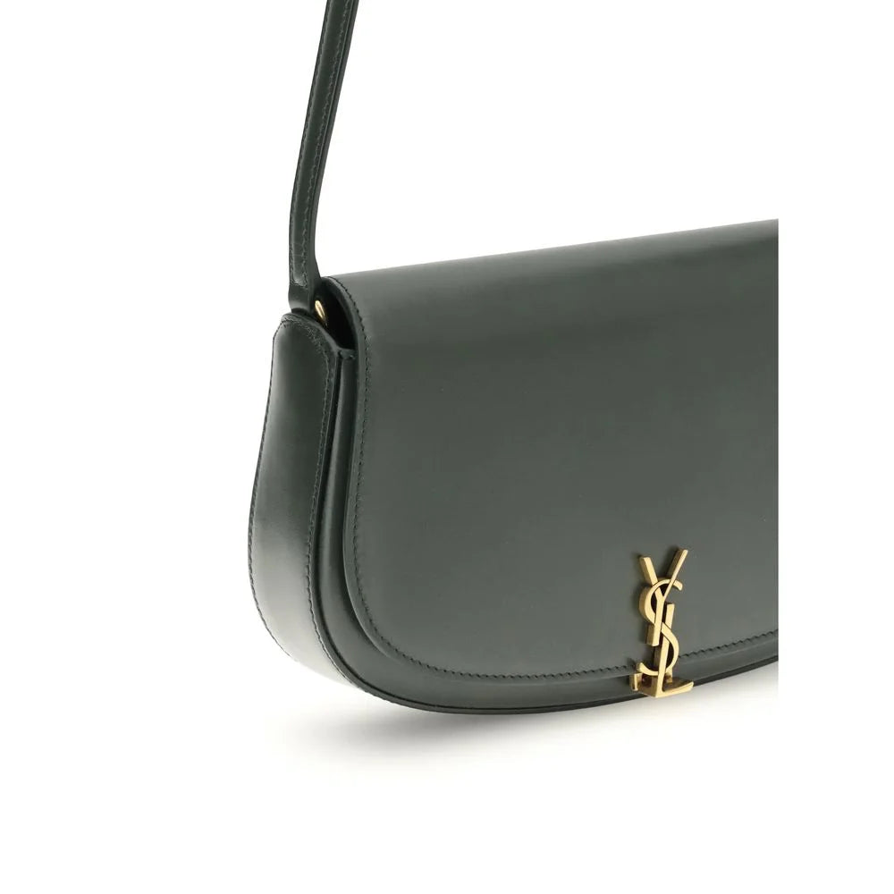 Saint Laurent Bicolor Calf Leather Bos Taurus Shoulder Bag