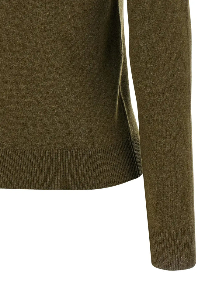 Saint Laurent Bicolor Cashmere Cardigan