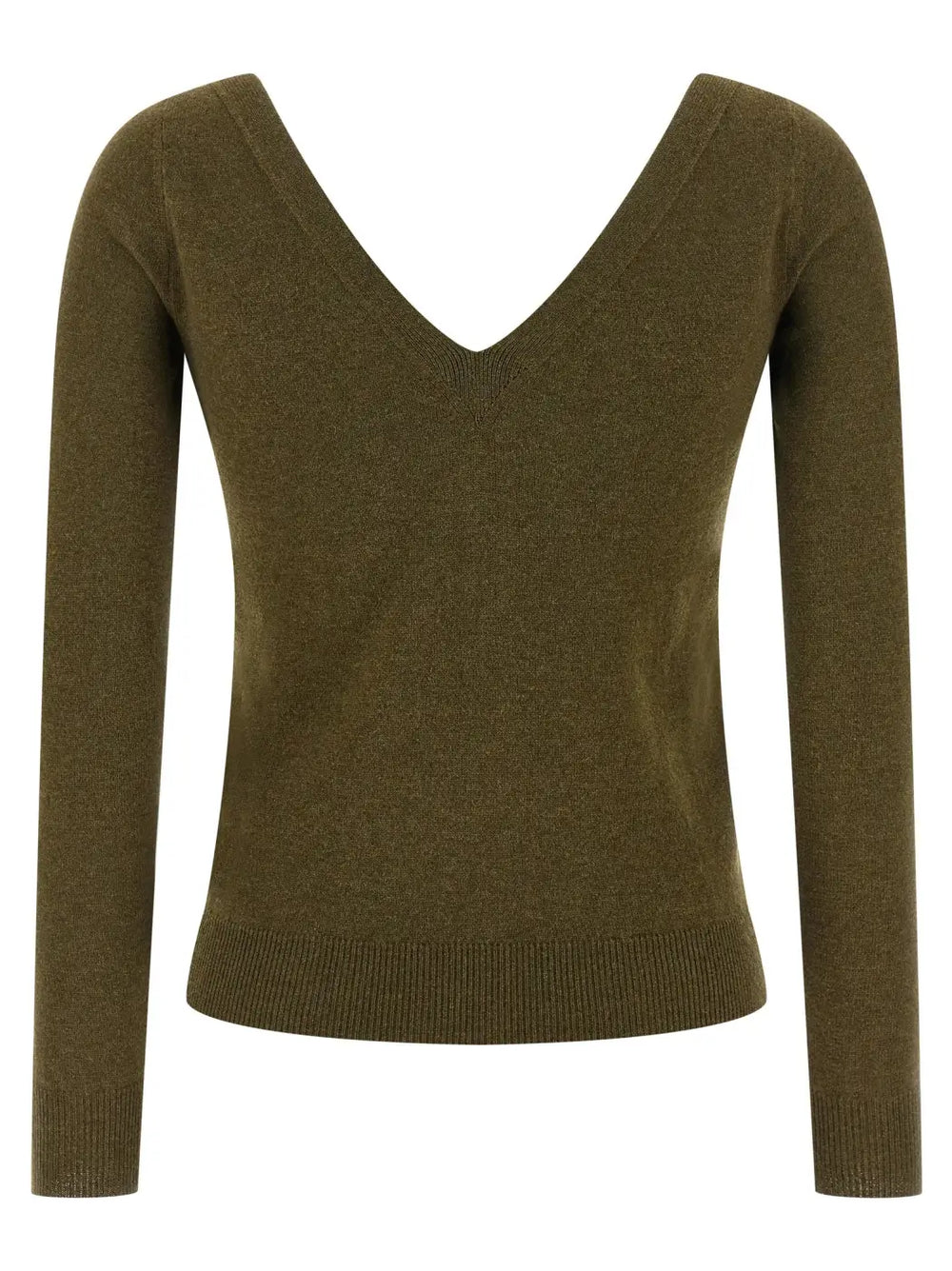 Saint Laurent Bicolor Cashmere Cardigan