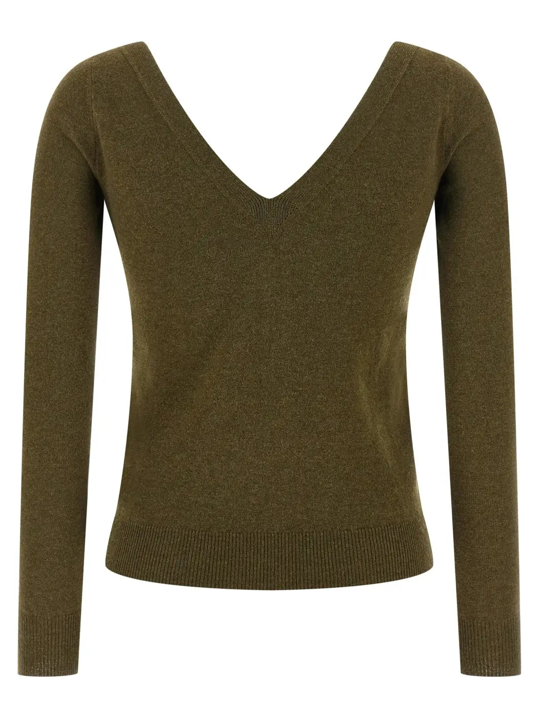 Saint Laurent Bicolor Cashmere Cardigan