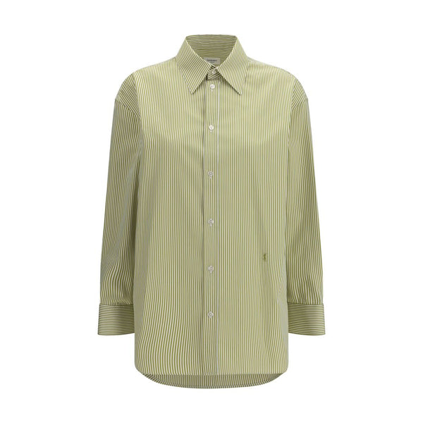 Saint Laurent Shirts - Bicolor Cotton Pattern Shirt