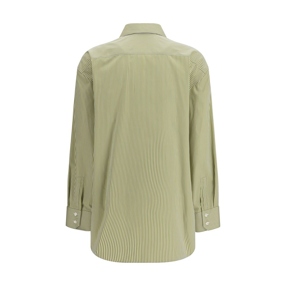 Saint Laurent Shirts - Bicolor Cotton Pattern Shirt