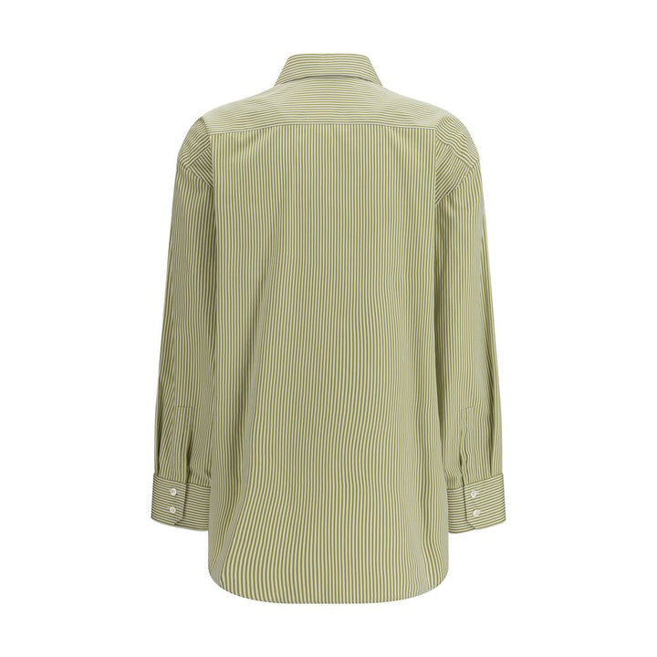 Saint Laurent Shirts - Bicolor Cotton Pattern Shirt