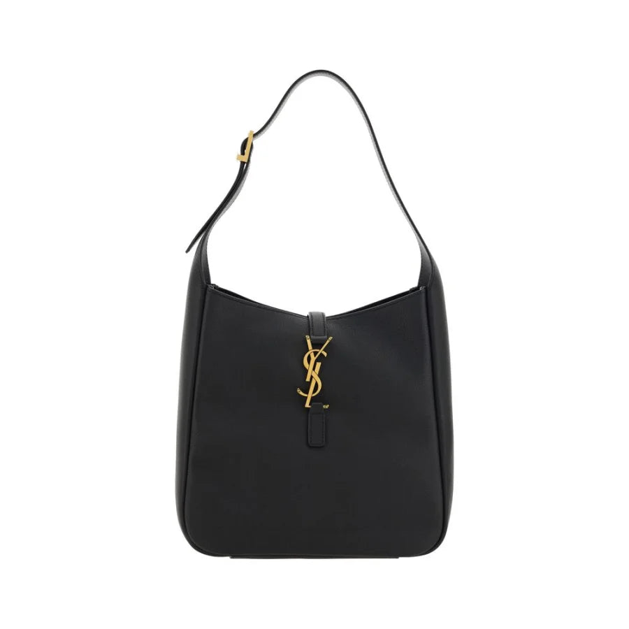 Saint Laurent Black Calf Leather Bos Taurus Shoulder Bag