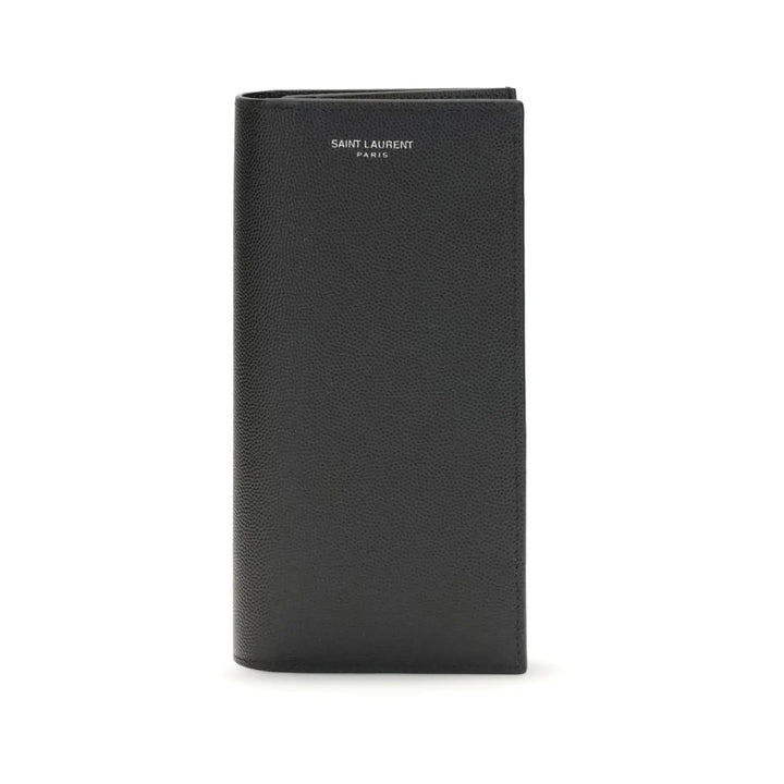 Saint Laurent Black Calf Leather Bos Taurus Wallet