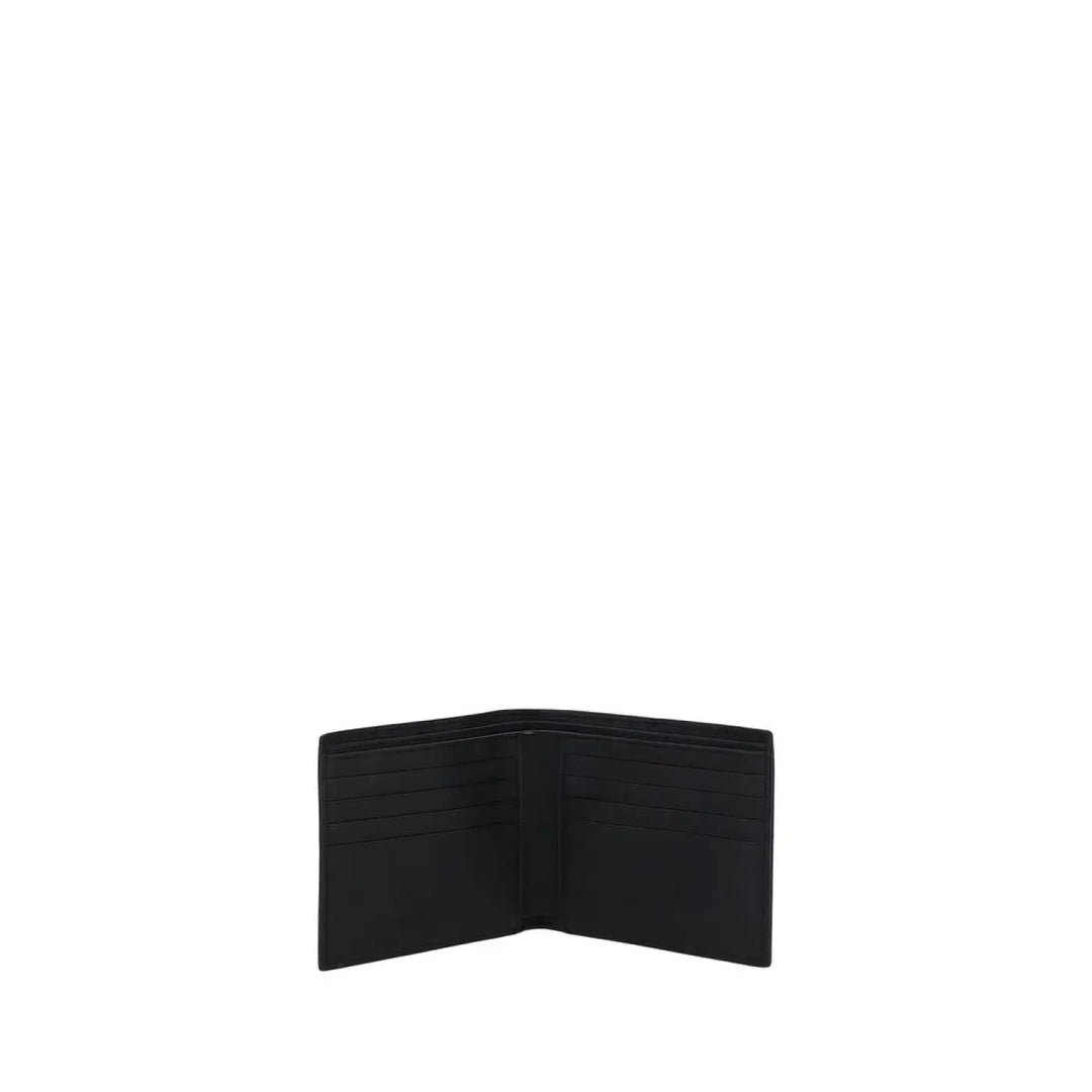 Saint Laurent Black Calf Leather Bos Taurus Wallet