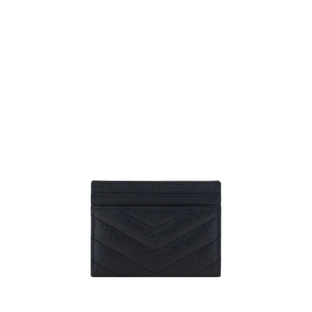 Saint Laurent Black Calf Leather Bos Taurus Wallet
