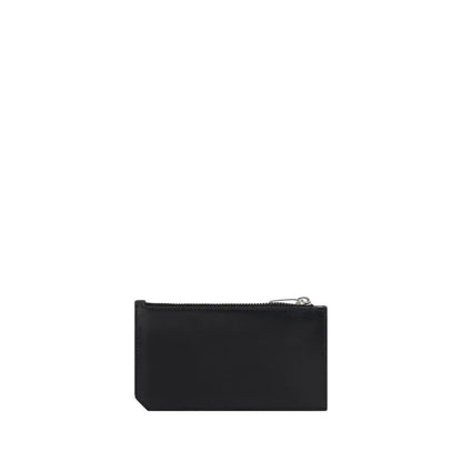 Saint Laurent Black Calf Leather Bos Taurus Wallet