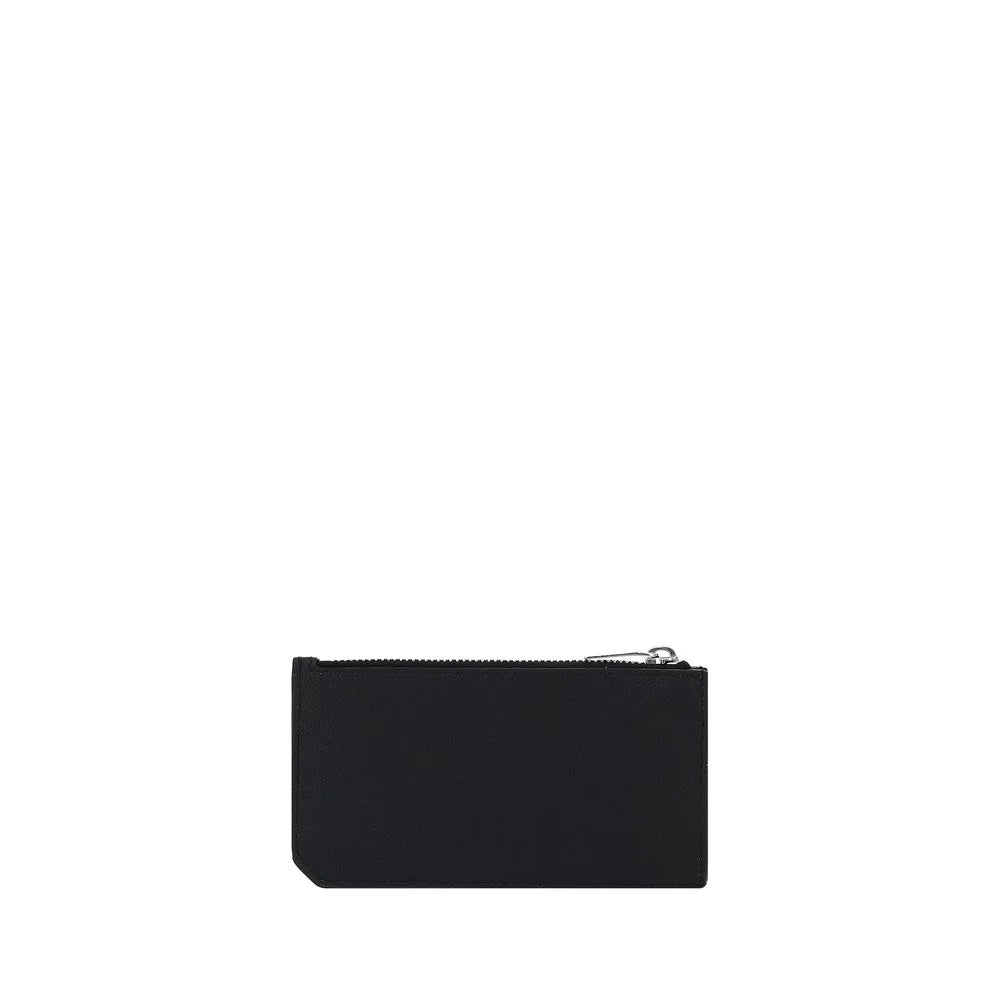 Saint Laurent Black Calf Leather Bos Taurus Wallet