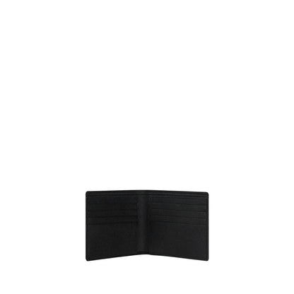 Saint Laurent Black Calf Leather Bos Taurus Wallet