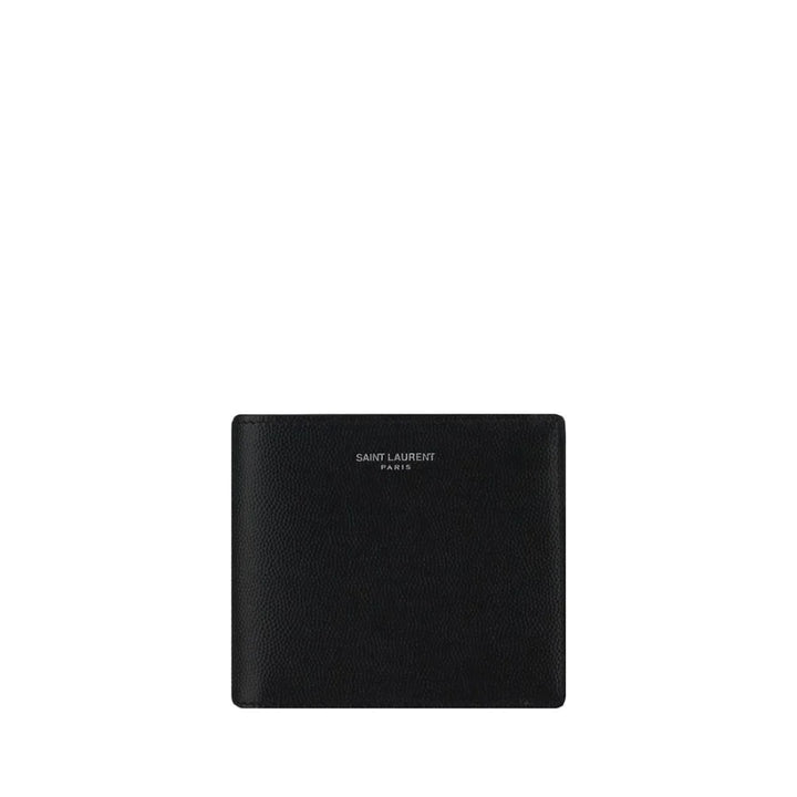 Saint Laurent Black Calf Leather Bos Taurus Wallet