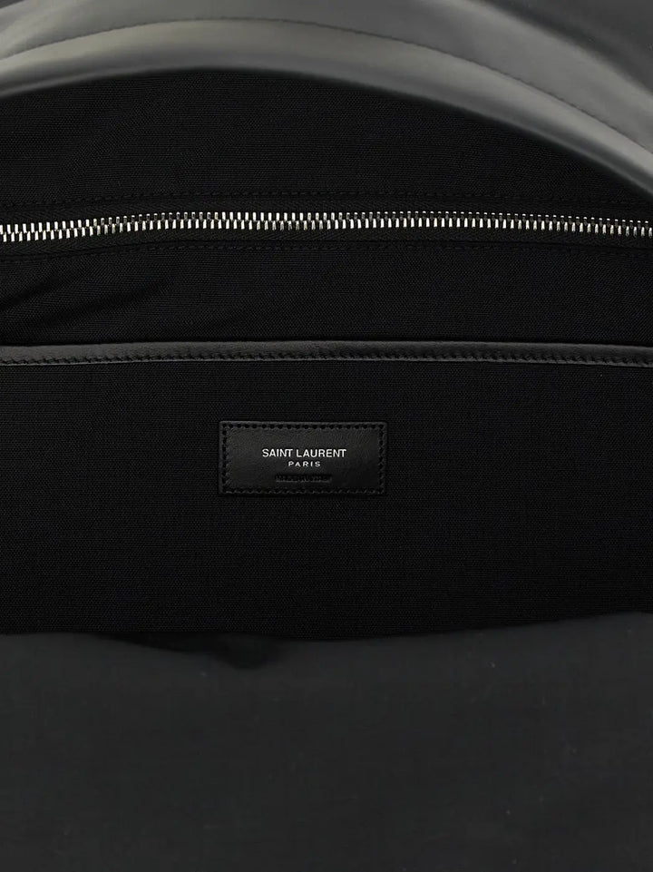 Saint Laurent Black Calfskin Backpack