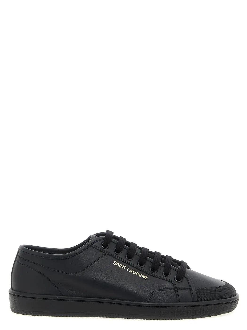 Saint Laurent Black Calfskin Low Top Sneakers