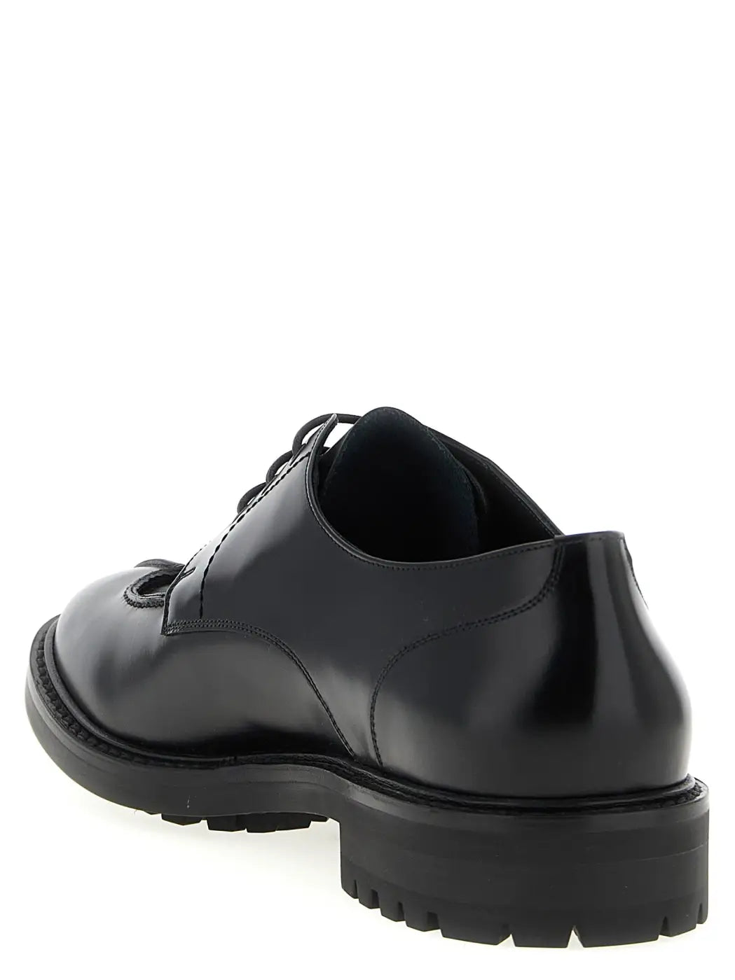 Saint Laurent Black Calfskin Oxfords and Derbies