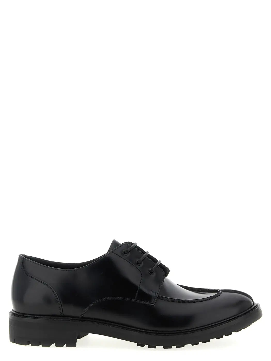 Saint Laurent Black Calfskin Oxfords and Derbies