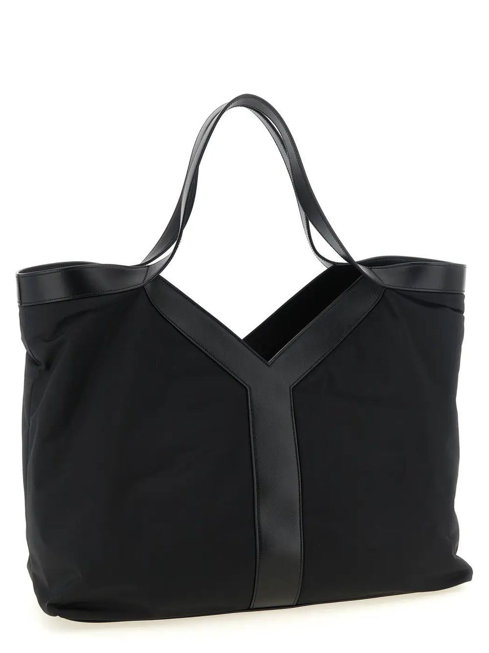 Saint Laurent Black Calfskin Tote Bag