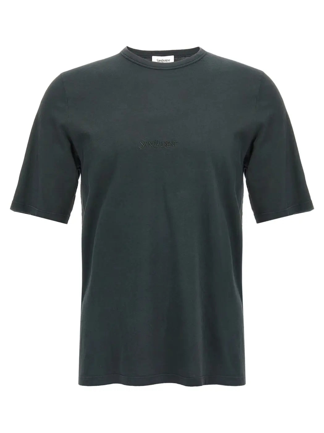 Saint Laurent Black Cotton T-shirt