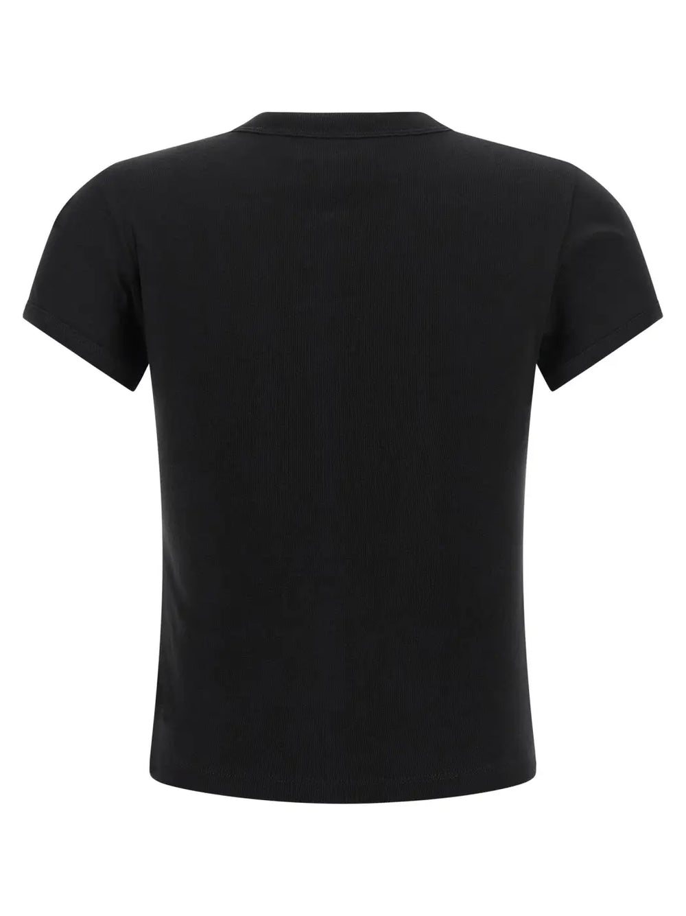 Saint Laurent Black Cotton T-shirt
