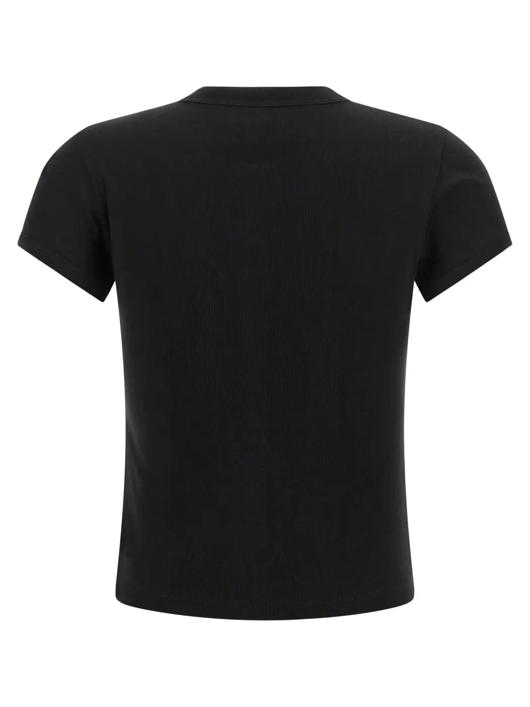 Saint Laurent Black Cotton T-shirt
