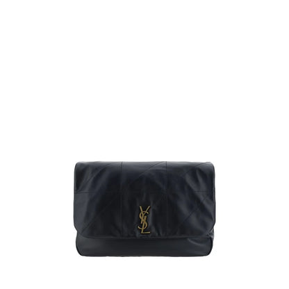 Saint Laurent Black Lamb Ovis Aries Shoulder Bag