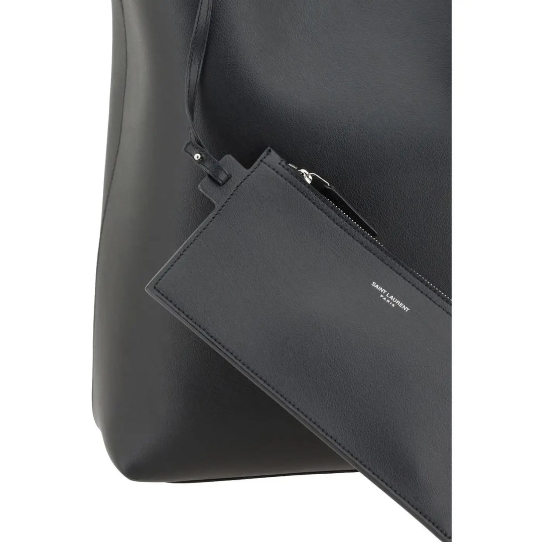 Saint Laurent Black Lamb Ovis Aries Shoulder Bag