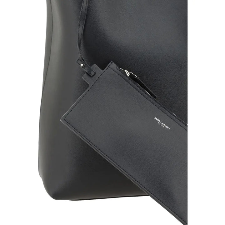 Saint Laurent Black Lamb Ovis Aries Shoulder Bag