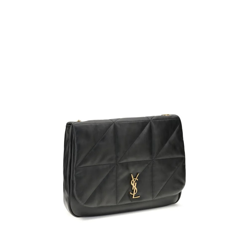 Saint Laurent Black Lamb Ovis Aries Shoulder Bag