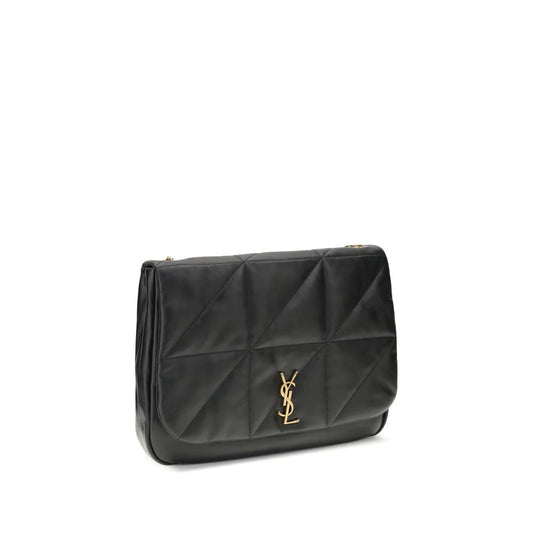 Saint Laurent Black Lamb Ovis Aries Shoulder Bag