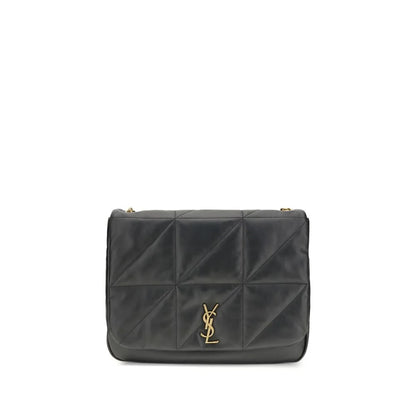 Saint Laurent Black Lamb Ovis Aries Shoulder Bag