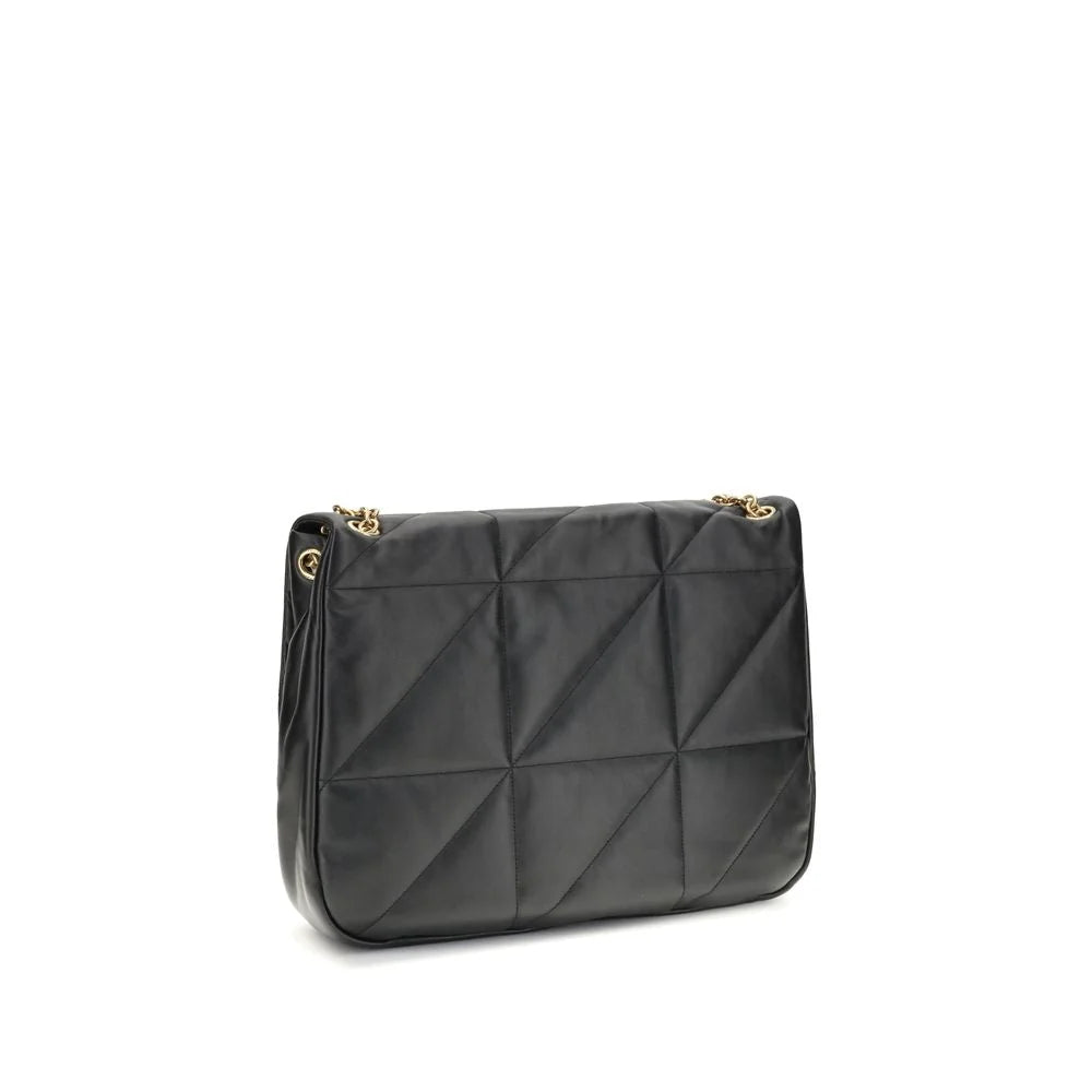 Saint Laurent Black Lamb Ovis Aries Shoulder Bag