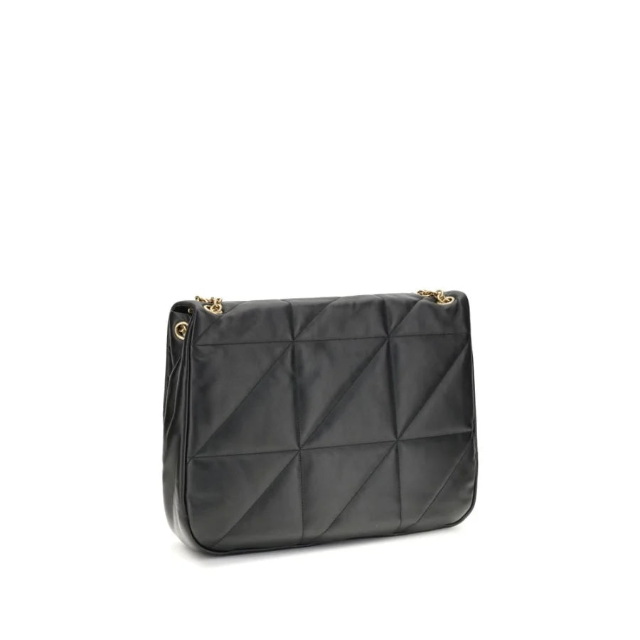 Saint Laurent Black Lamb Ovis Aries Shoulder Bag